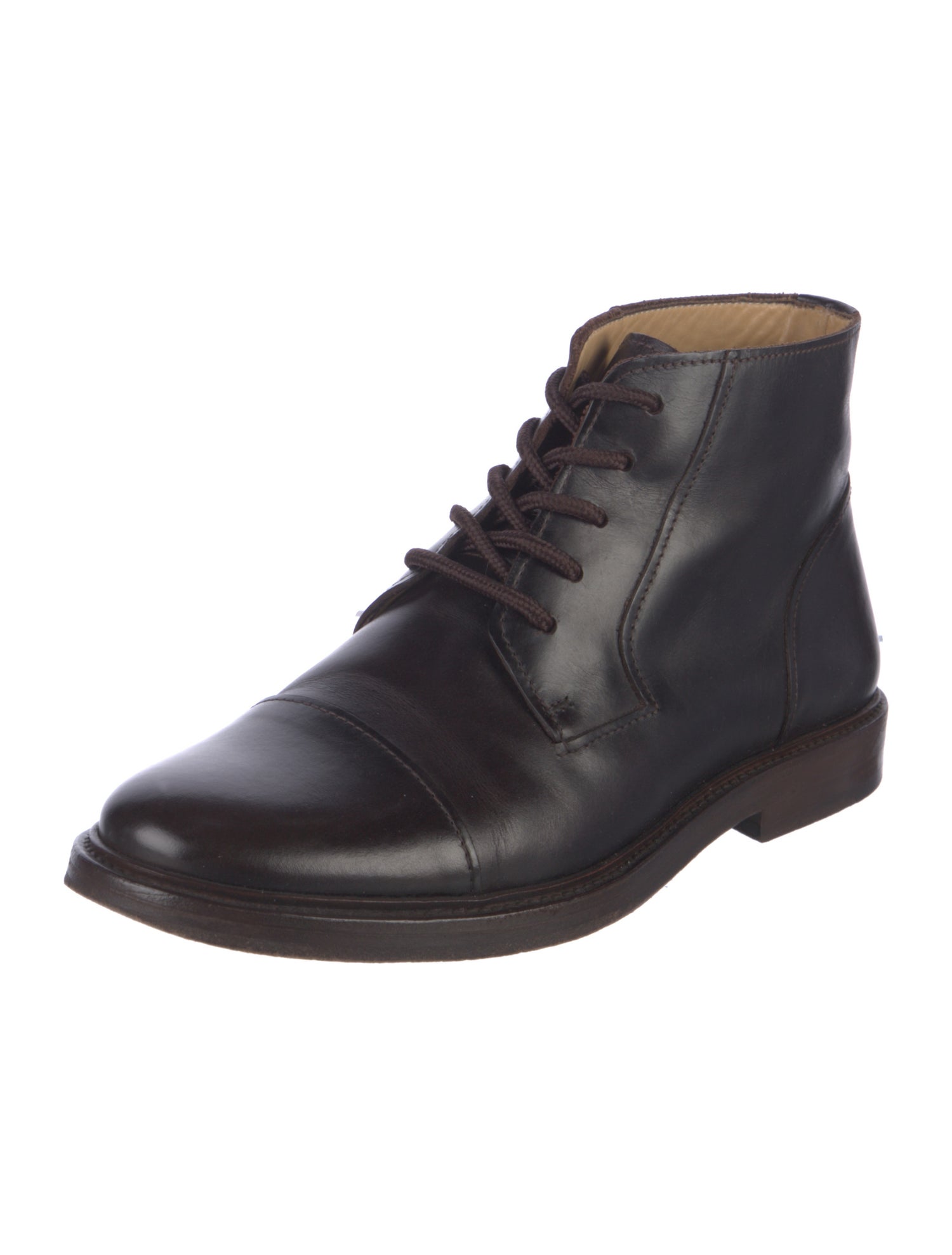 A.P.C. Leather Lace-Up Boots