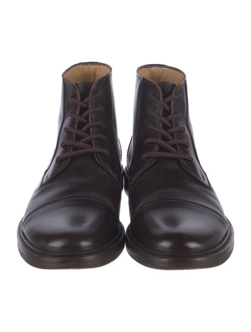A.P.C. Leather Lace-Up Boots
