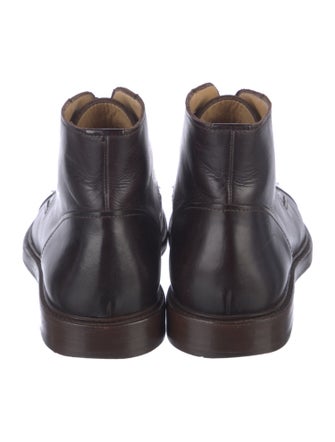 A.P.C. Leather Lace-Up Boots