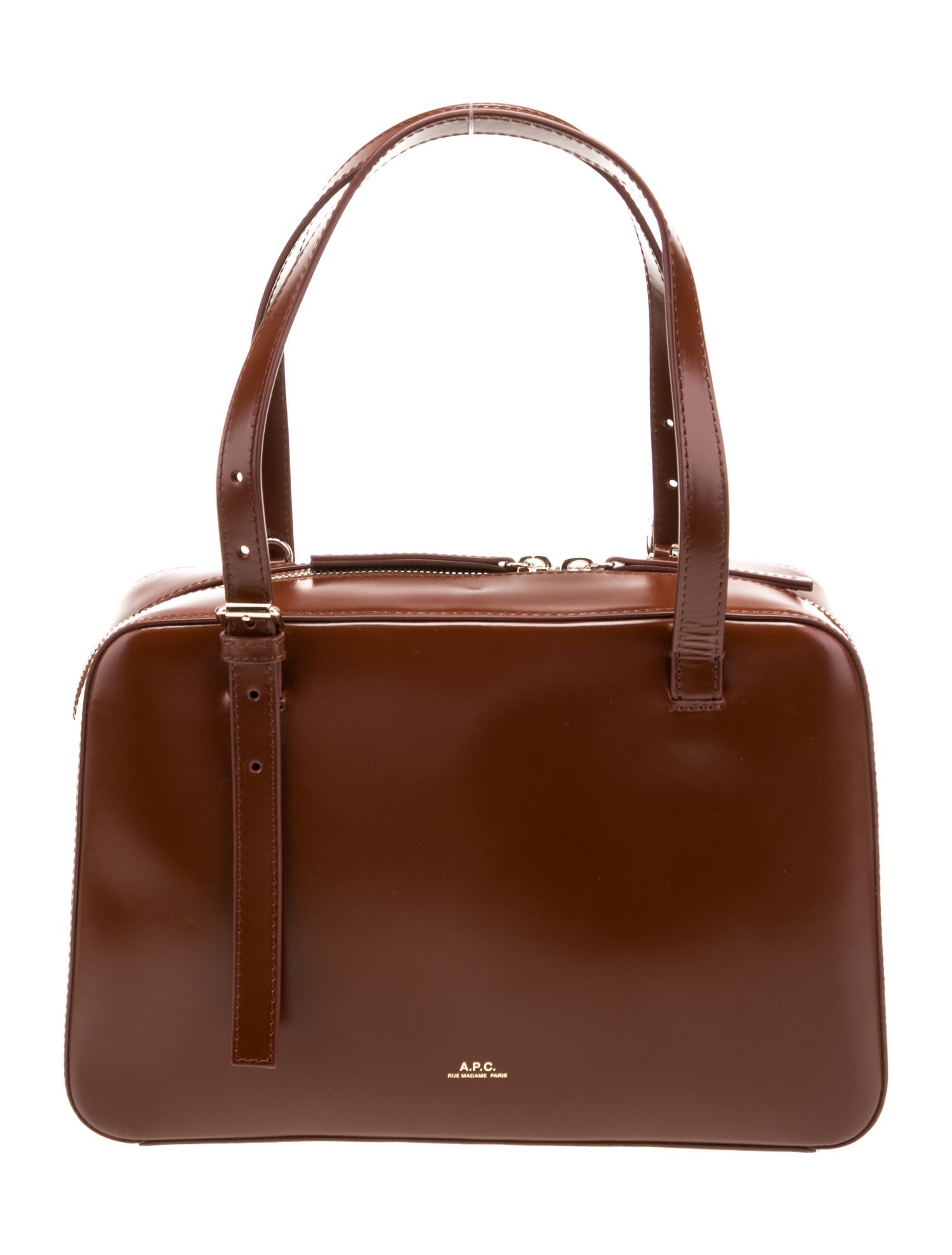 A.P.C. Leather Top Handle Bag