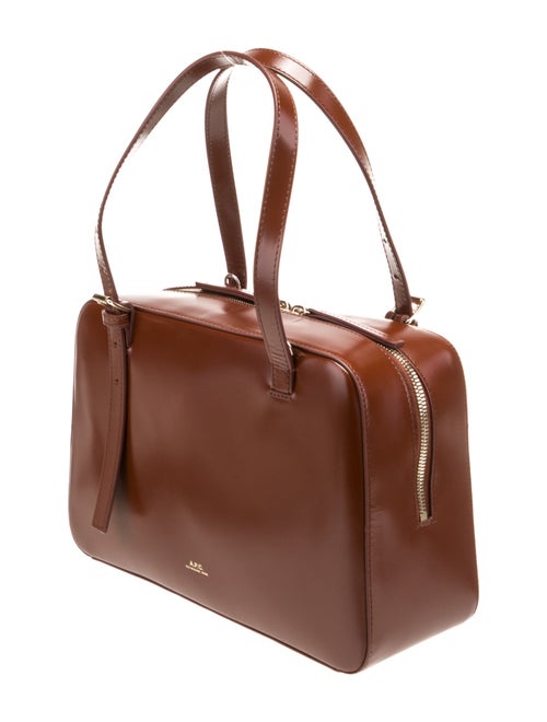 A.P.C. Leather Top Handle Bag