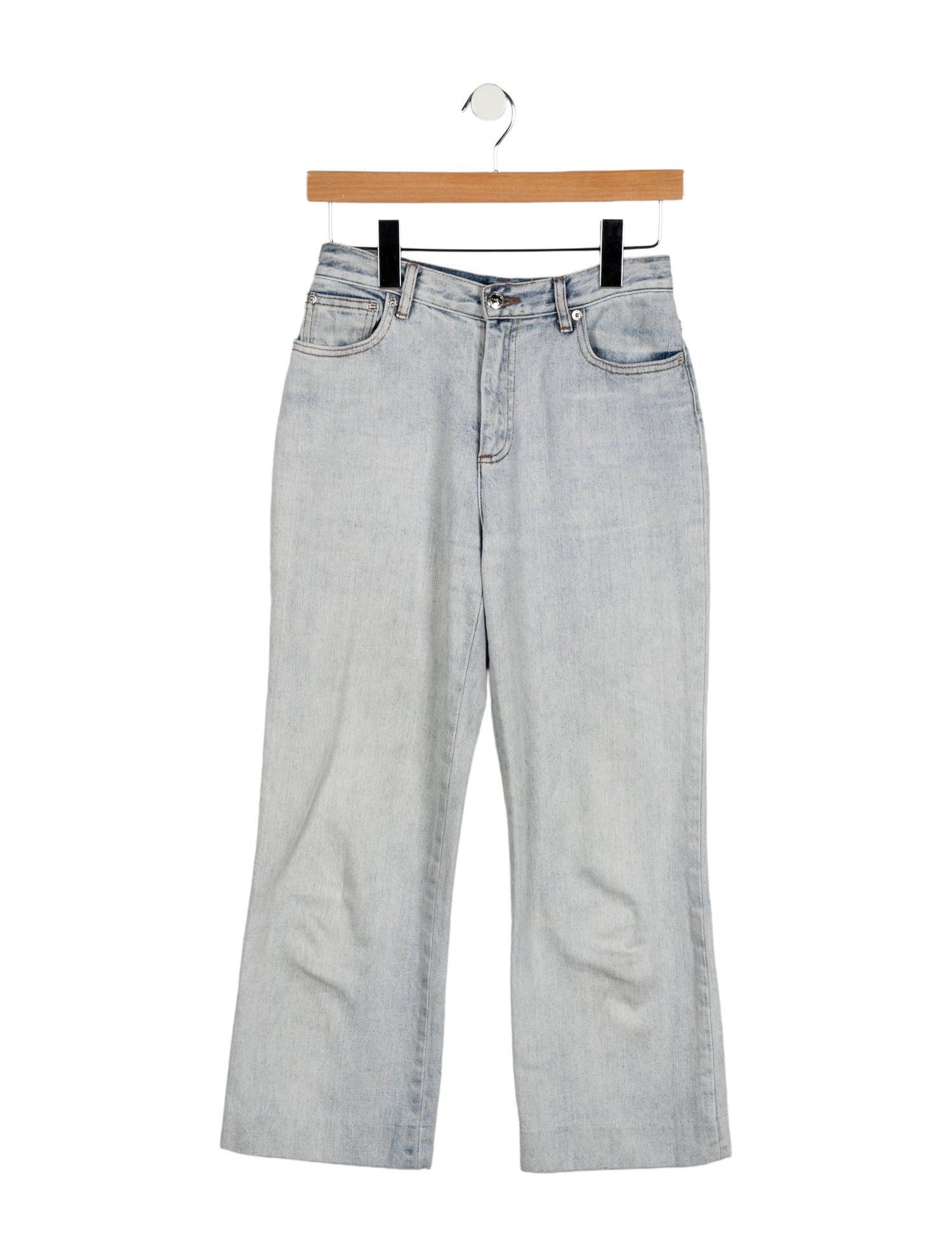 A.P.C. Mid-Rise Wide Leg Jeans