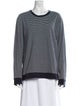 A.P.C. Striped Crew Neck Sweatshirt