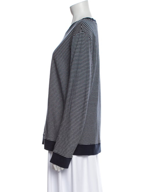 A.P.C. Striped Crew Neck Sweatshirt