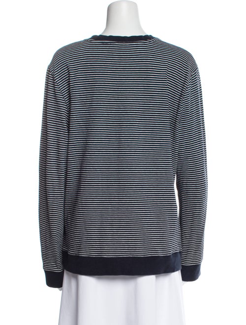 A.P.C. Striped Crew Neck Sweatshirt