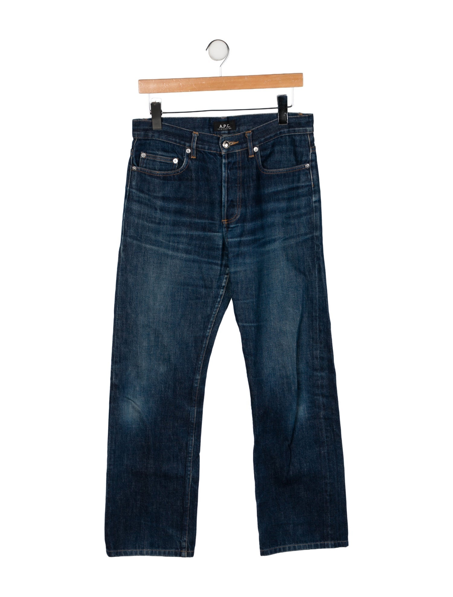 A.P.C. High-Rise Wide Leg Jeans