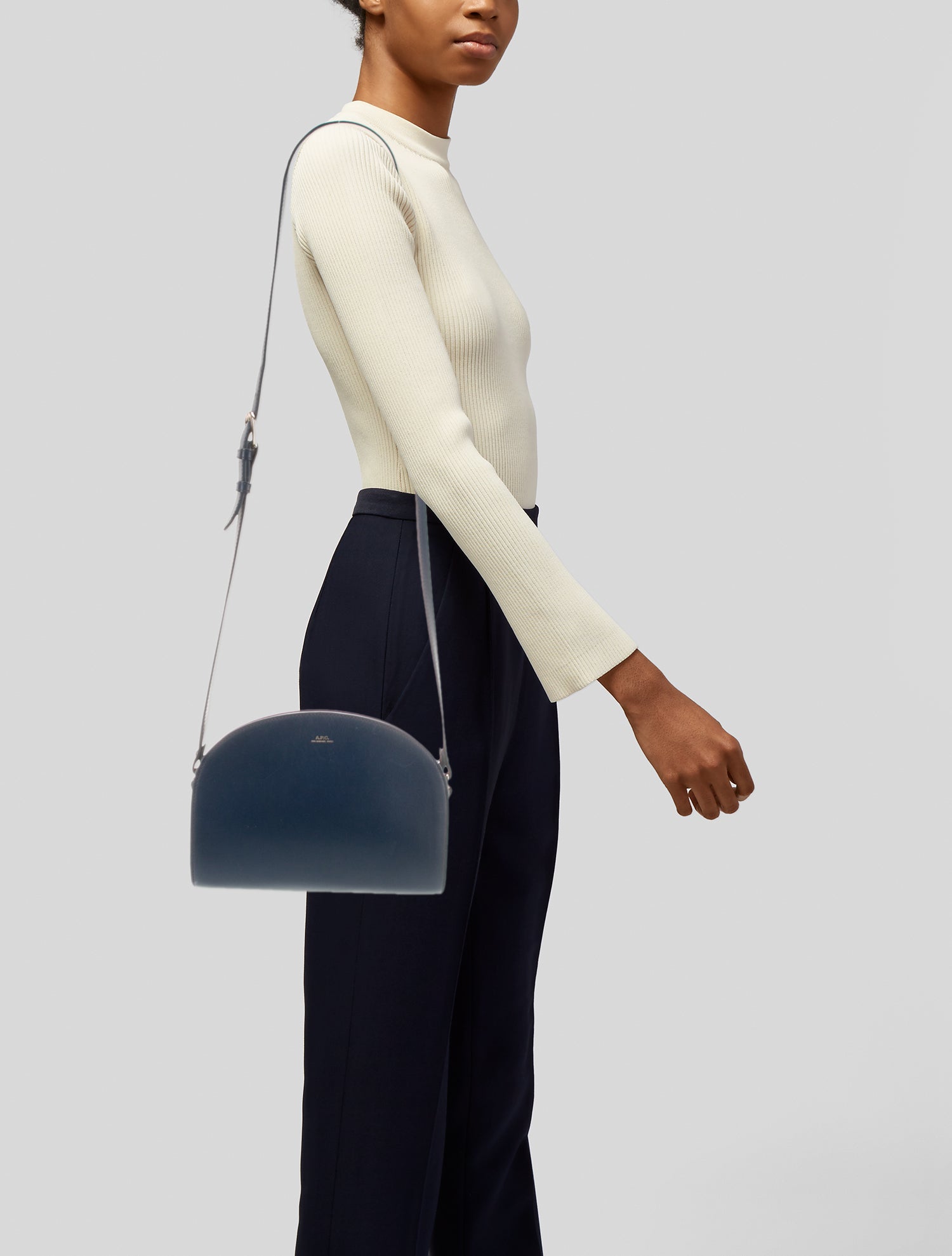 A.P.C. Calf Leather Crossbody Bag
