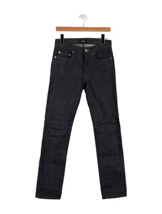 A.P.C. Mid-Rise Straight Leg Jeans