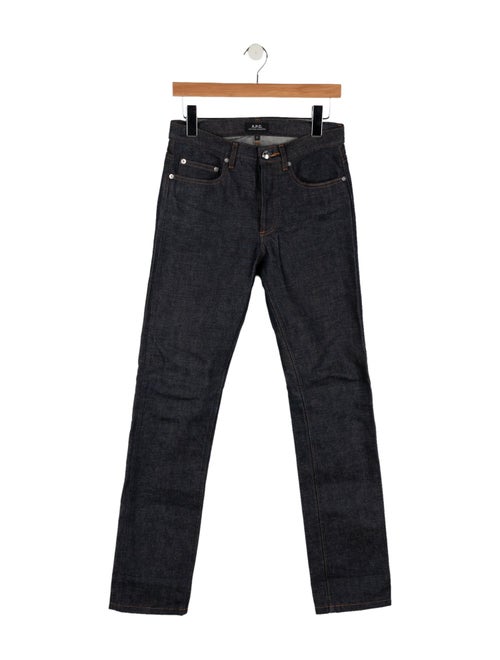 A.P.C. Mid-Rise Straight Leg Jeans