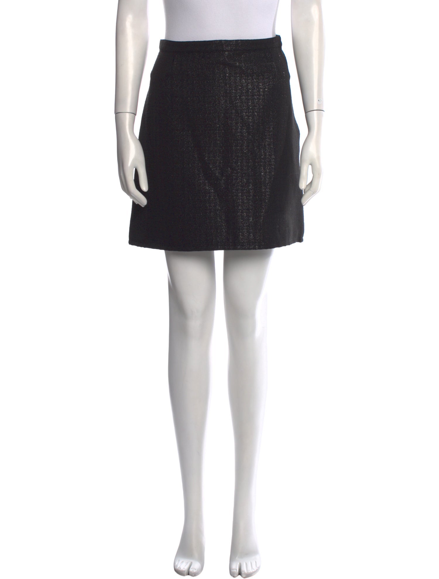 A.P.C. Pleated Accents Mini Skirt
