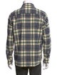 A.P.C. Plaid Print Collar Polo Shirt