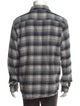 A.P.C. Plaid Print Long Sleeve Shirt