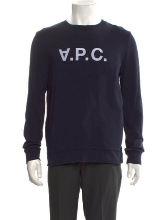 A.P.C. Graphic Print Crew Neck Sweatshirt