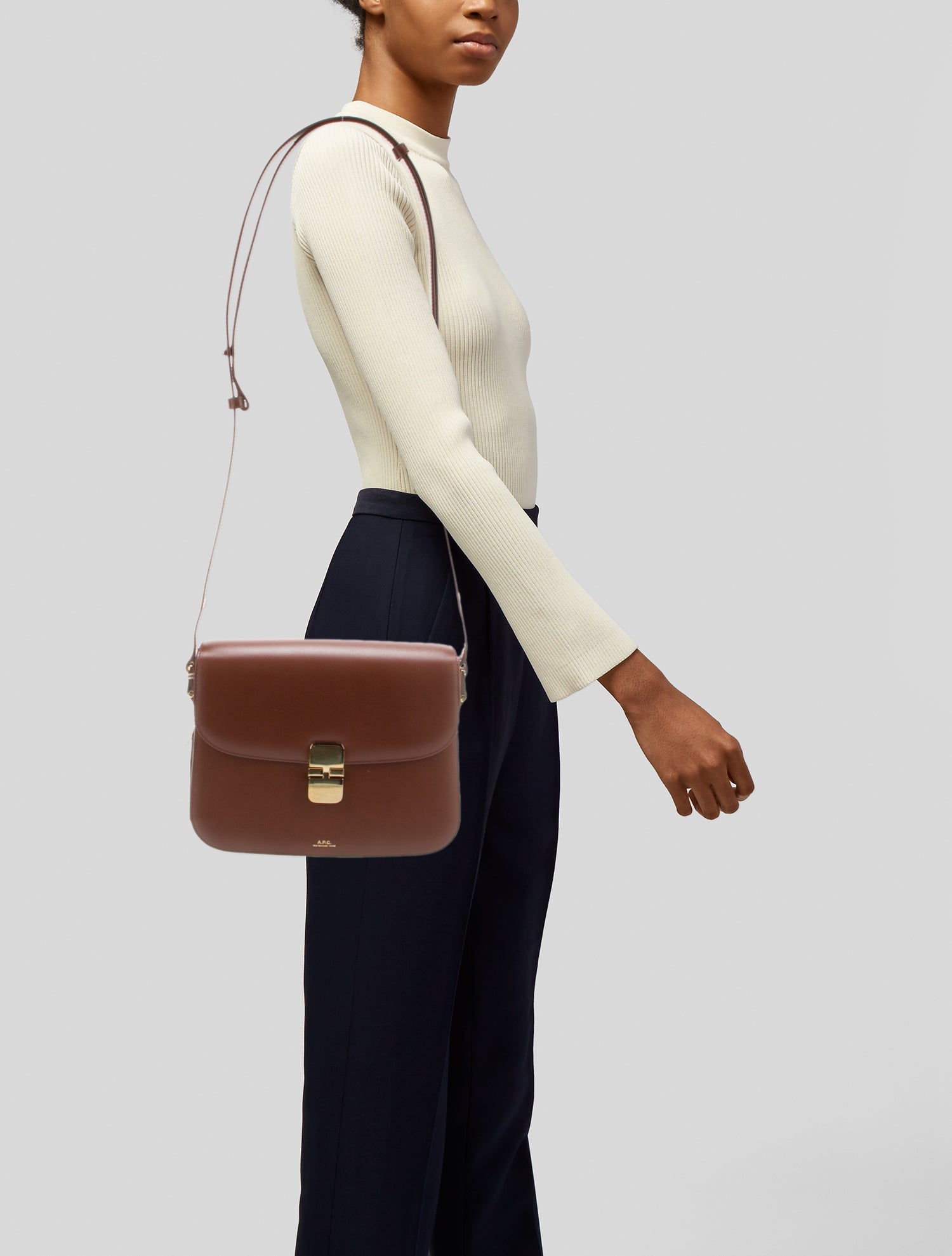 A.P.C. Leather Crossbody Bag