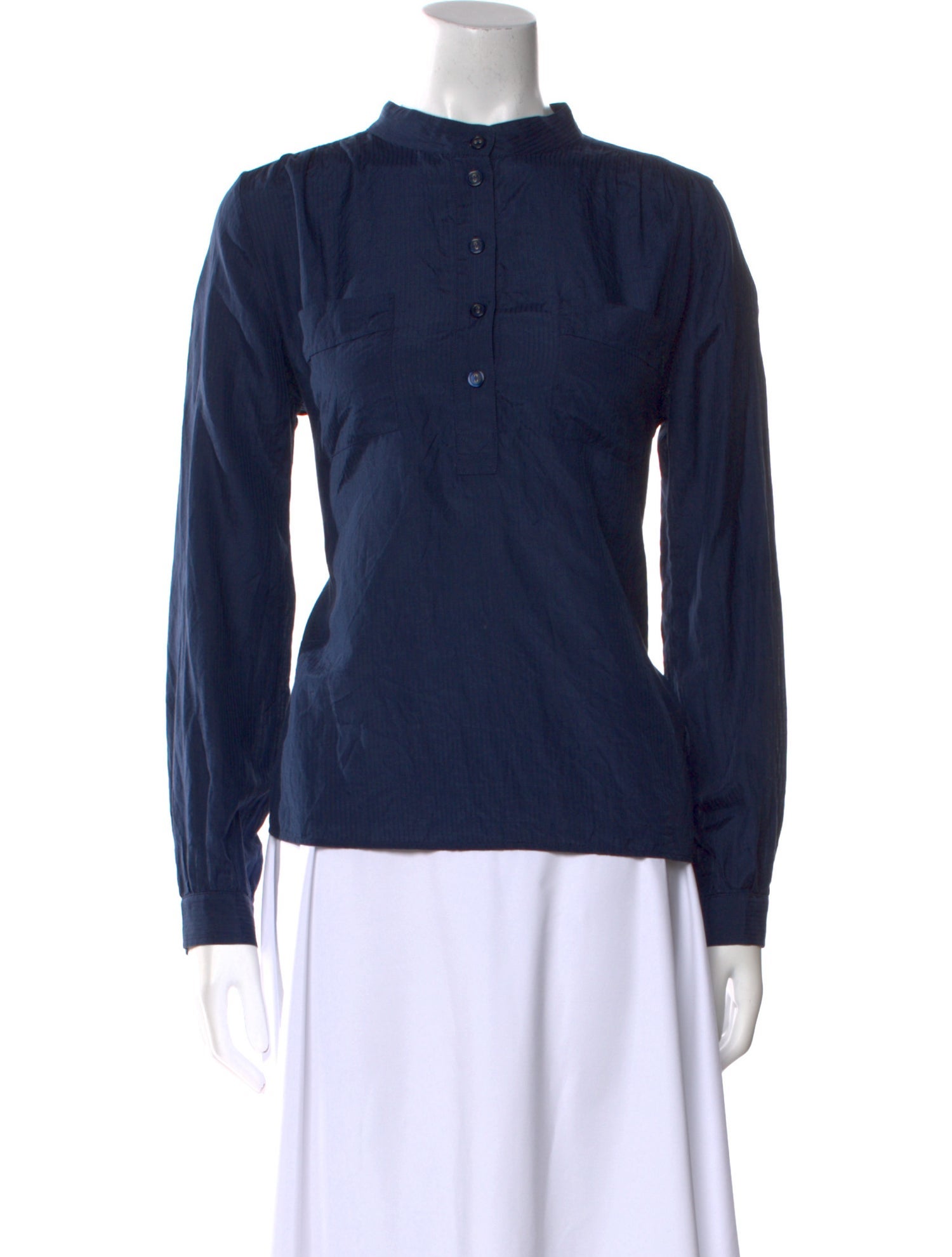 A.P.C. Mock Neck Long Sleeve Top