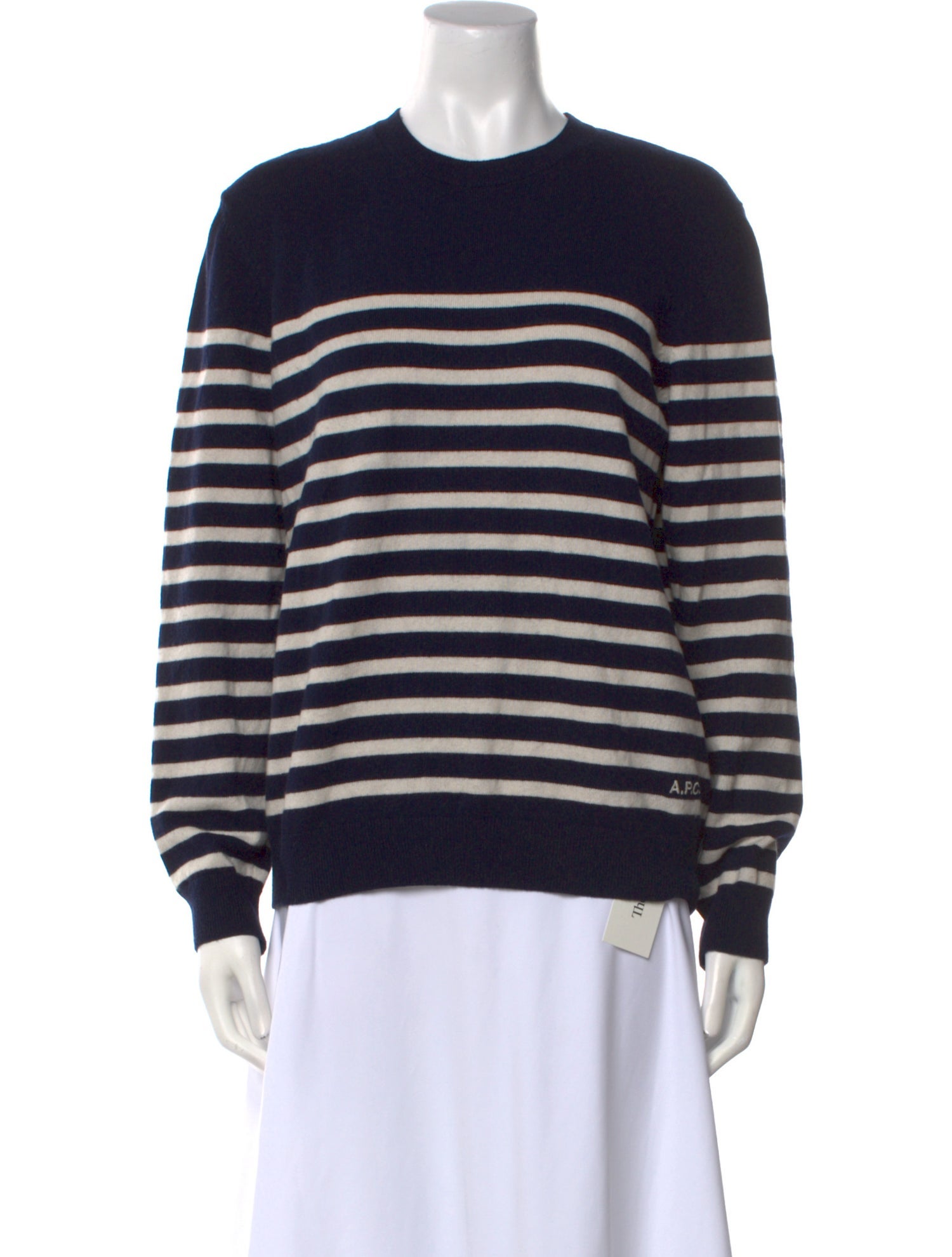 A.P.C. Striped Crew Neck Sweater