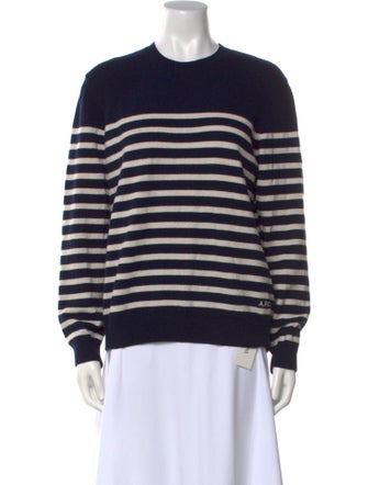 A.P.C. Striped Crew Neck Sweater