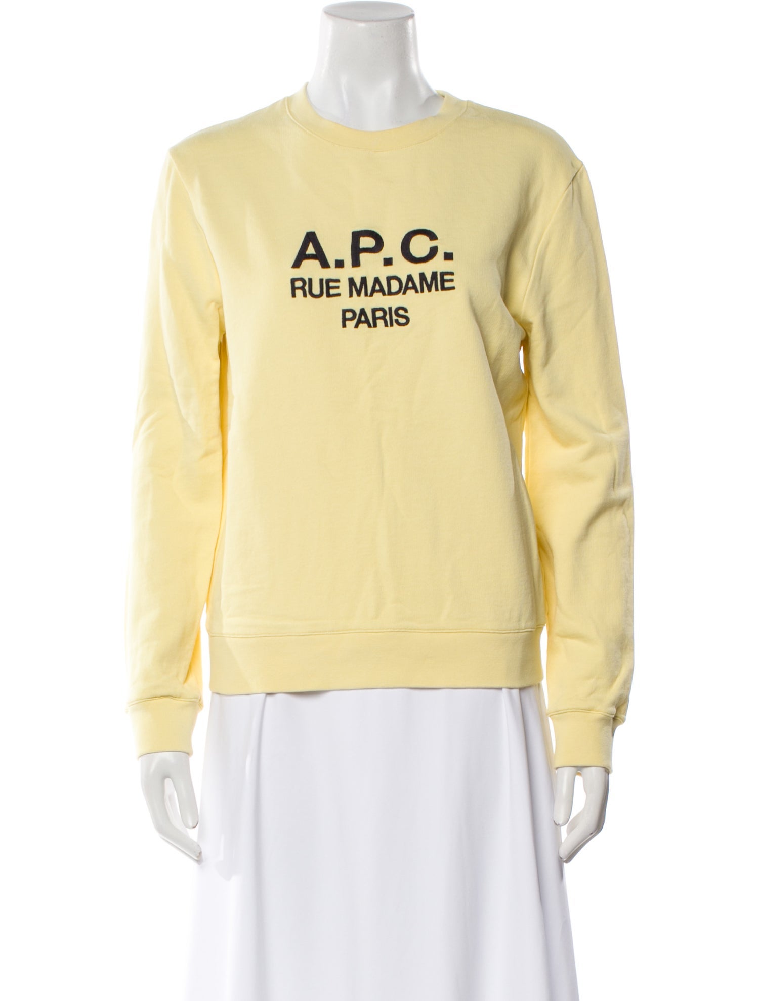A.P.C. Graphic Print Crew Neck Sweatshirt