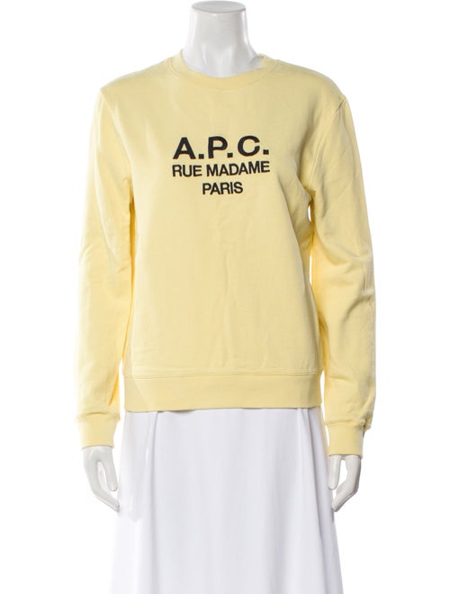A.P.C. Graphic Print Crew Neck Sweatshirt