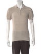 A.P.C. V-Neck Short Sleeve Polo Shirt