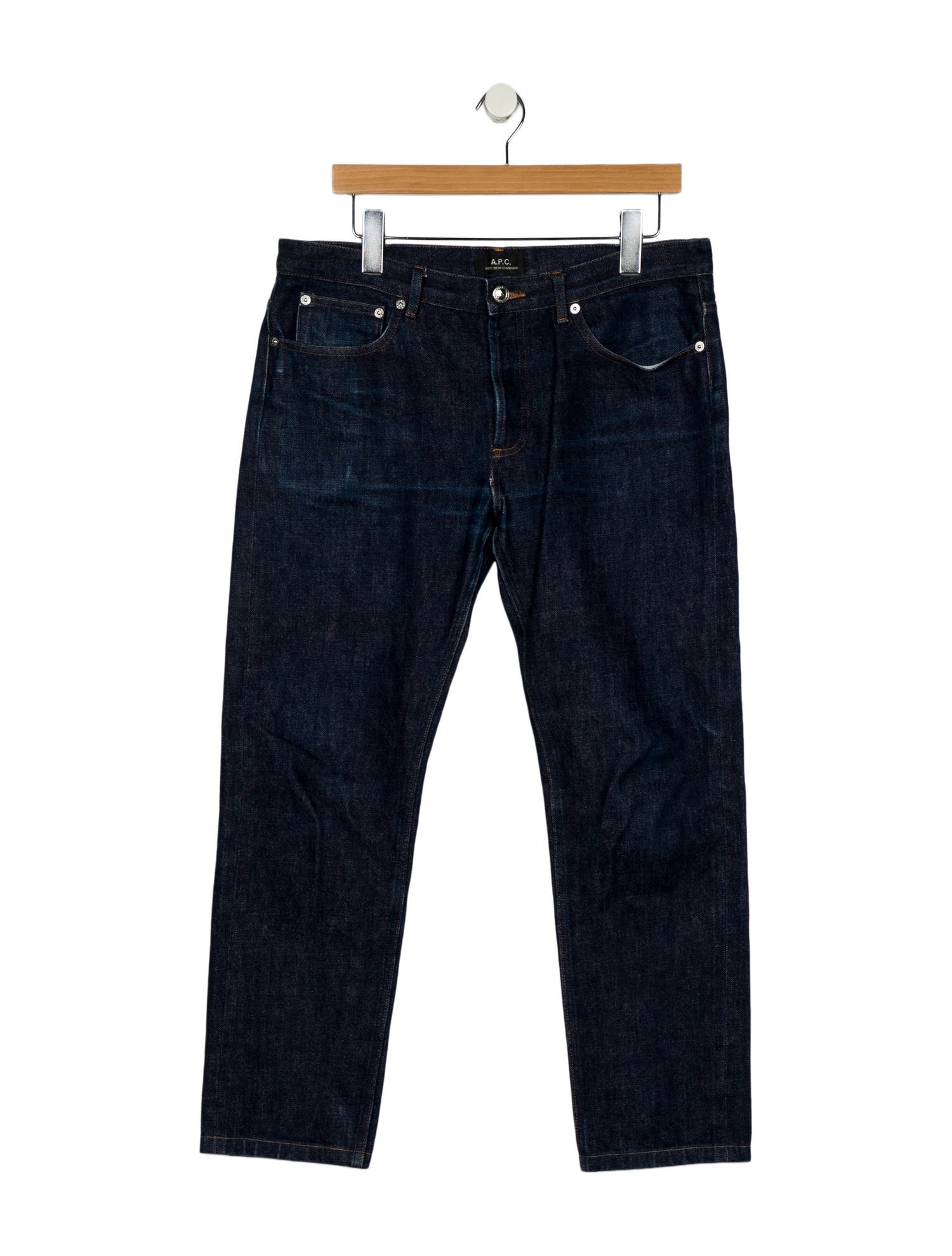 A.P.C. Mid-Rise Straight Leg Jeans