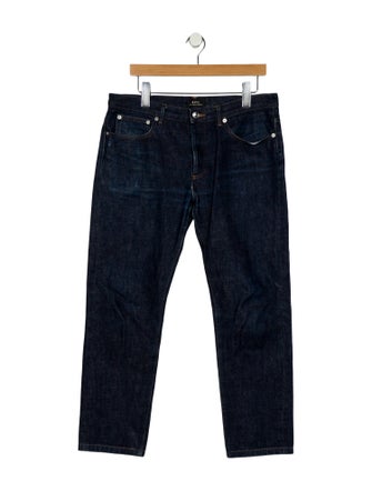 A.P.C. Mid-Rise Straight Leg Jeans