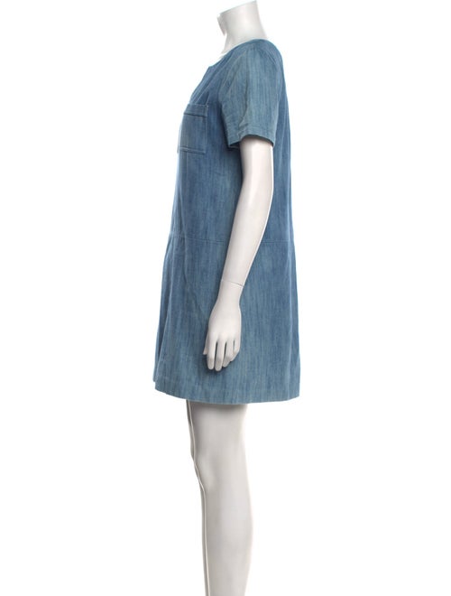 A.P.C. V-Neck Mini Dress