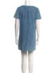 A.P.C. V-Neck Mini Dress