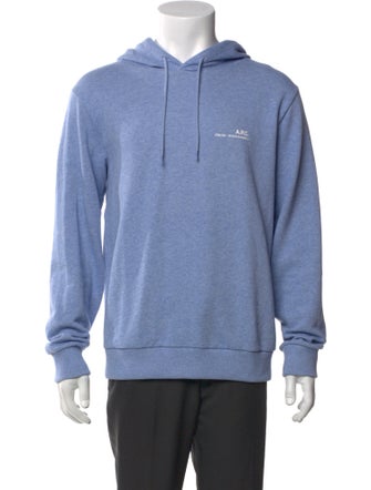 A.P.C. Graphic Print Crew Neck Hoodie