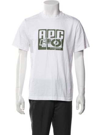 A.P.C. Graphic Print Short Sleeve Shirt