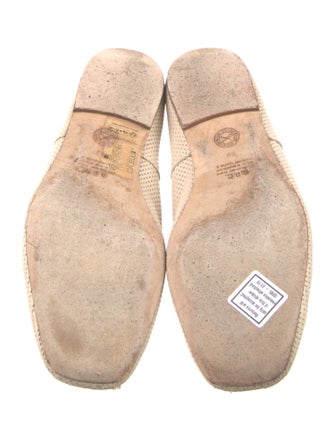 A.P.C. Leather Animal Print Flats