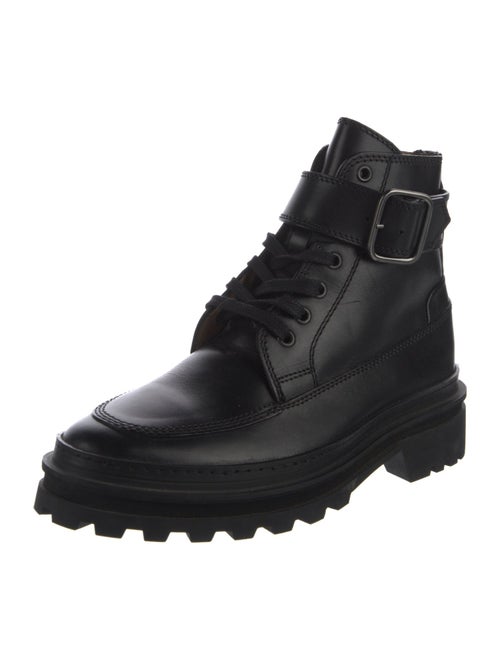A.P.C. Leather Combat Boots