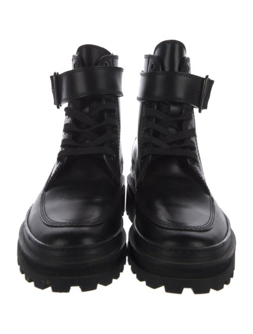 A.P.C. Leather Combat Boots