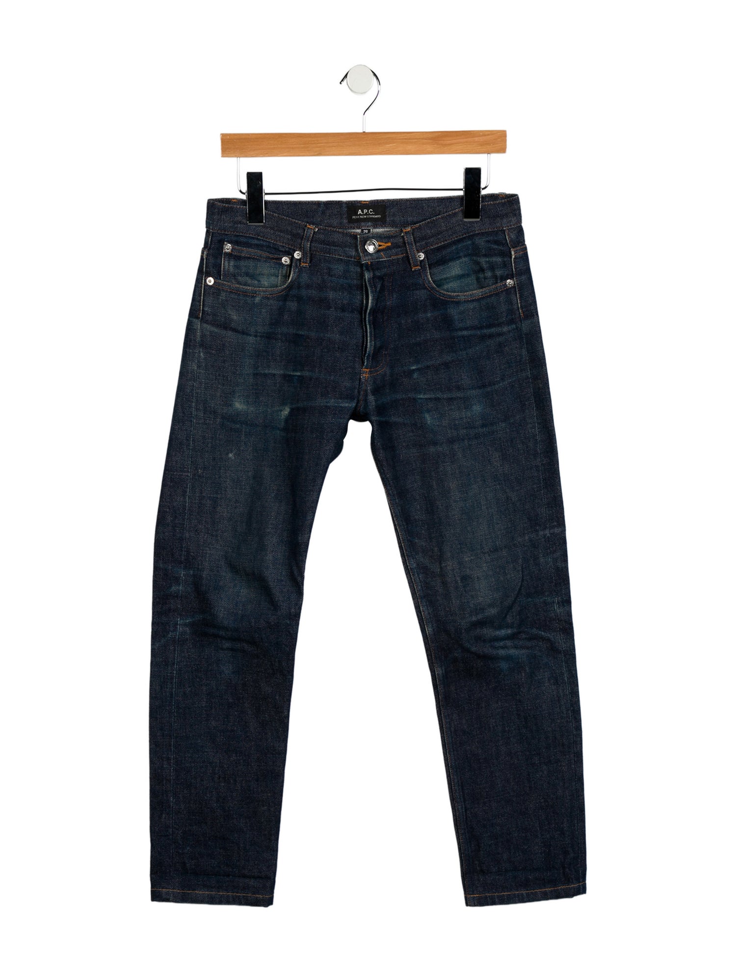 A.P.C. Mid-Rise Straight Leg Jeans