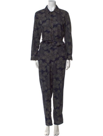 A.P.C. Printed Jumpsuit