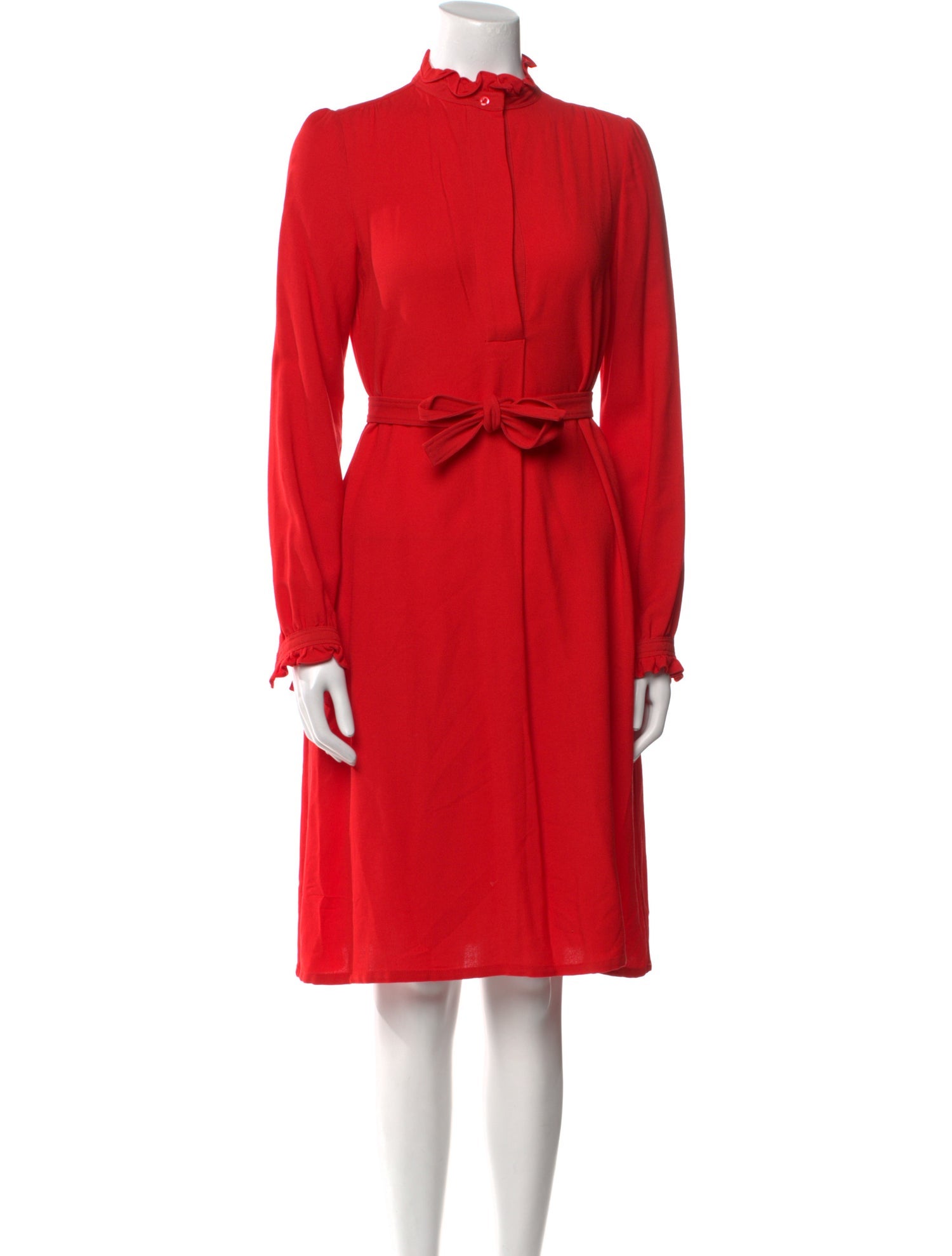 A.P.C. Mock Neck Knee-Length Dress