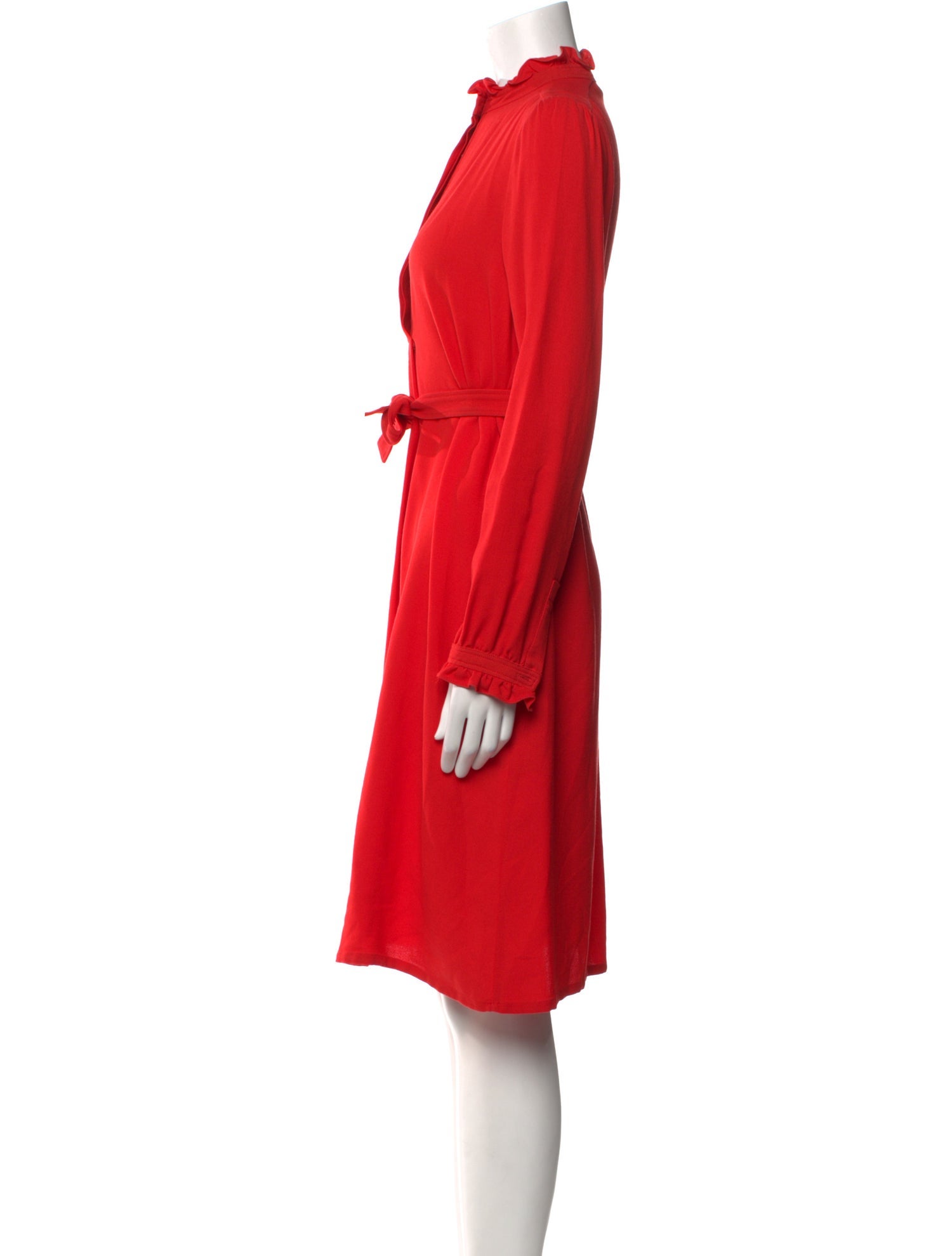 A.P.C. Mock Neck Knee-Length Dress