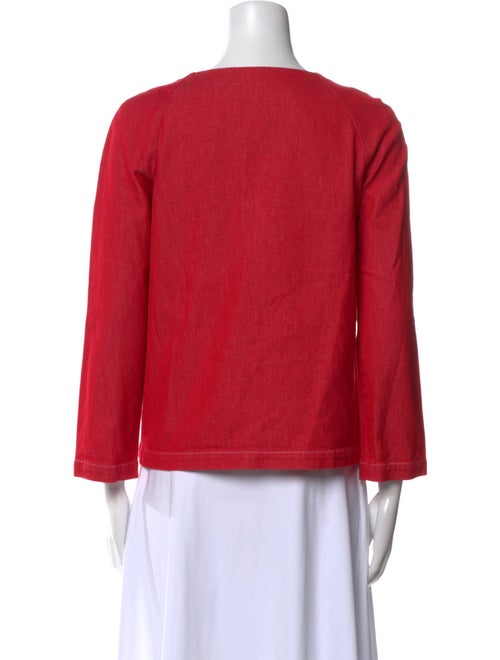 A.P.C. Bateau Neckline Three-Quarter Sleeve Sweatshirt