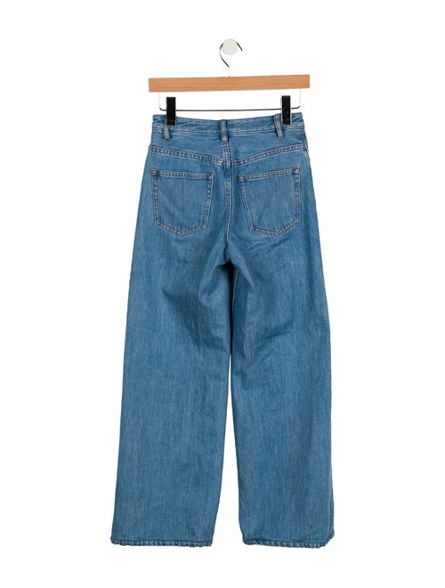 A.P.C. Mid-Rise Wide Leg Jeans