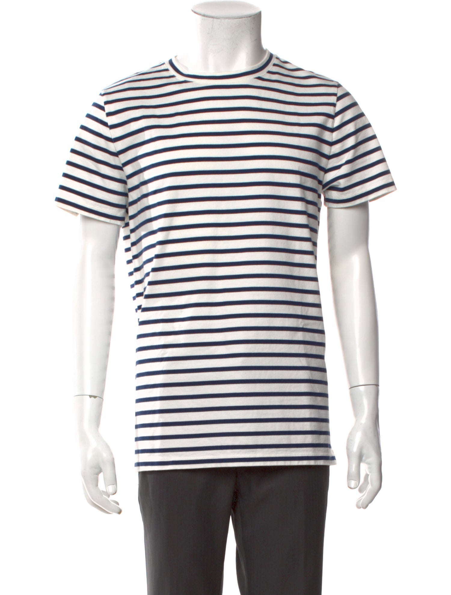 A.P.C. Striped Crew Neck T-Shirt