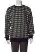 A.P.C. Plaid Print Crew Neck Pullover