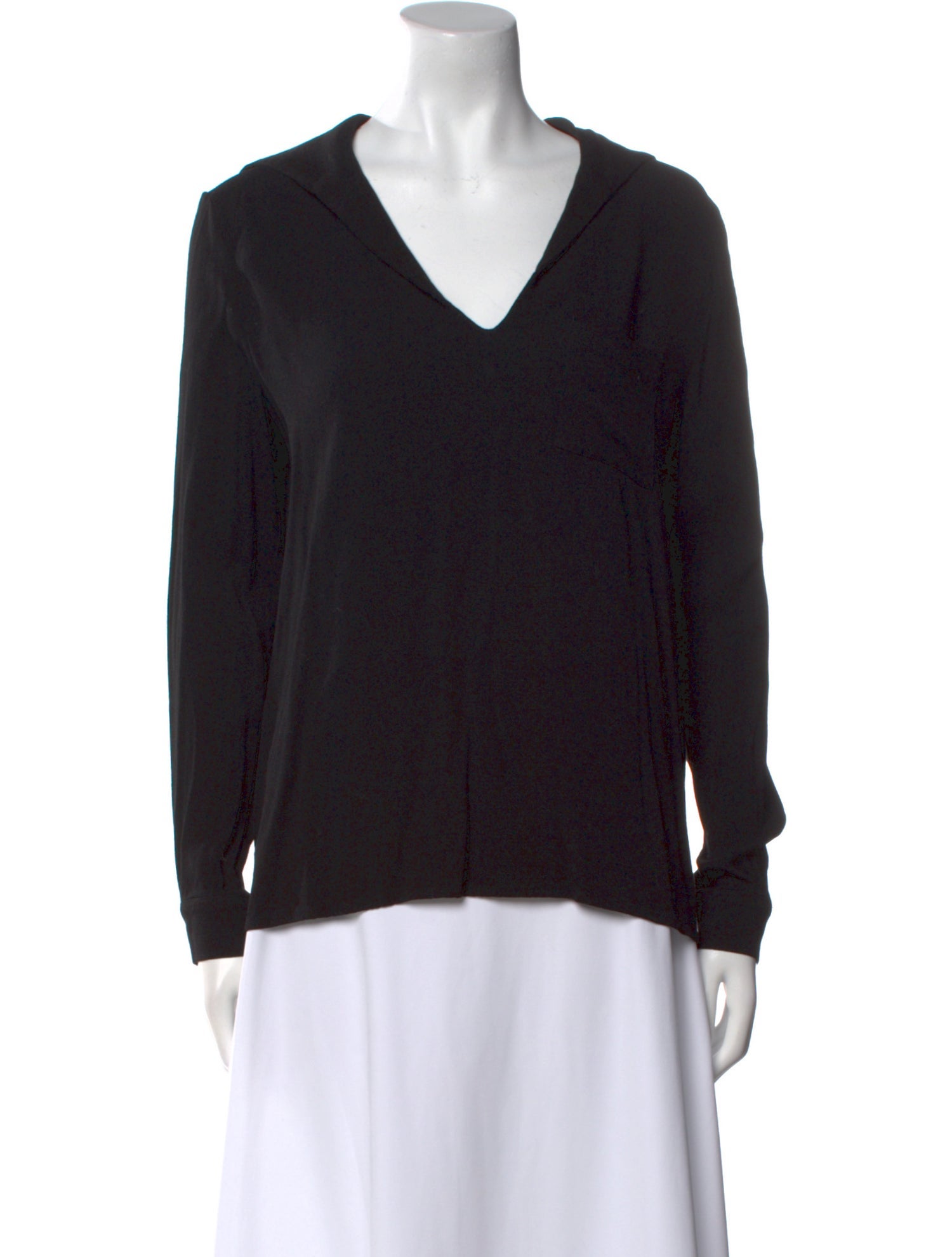 A.P.C. V-Neck Long Sleeve Top