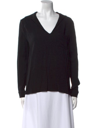 A.P.C. V-Neck Long Sleeve Top