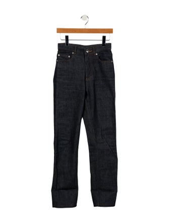 A.P.C. Mid-Rise Straight Leg Jeans