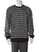 A.P.C. Plaid Print Crew Neck Pullover