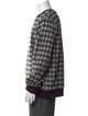 A.P.C. Plaid Print Crew Neck Pullover
