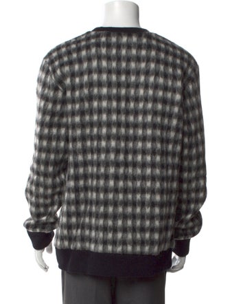 A.P.C. Plaid Print Crew Neck Pullover
