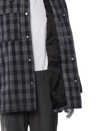 A.P.C. Plaid Print Trucker Jacket
