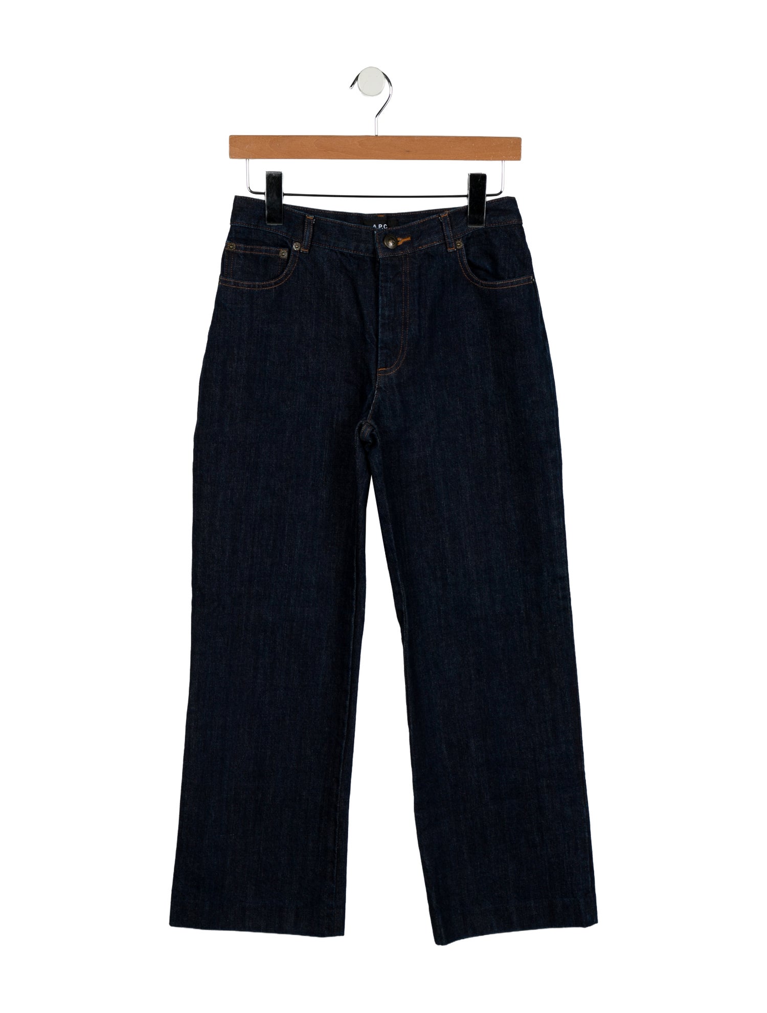 A.P.C. Mid-Rise Wide Leg Jeans