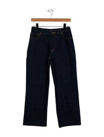 A.P.C. Mid-Rise Wide Leg Jeans